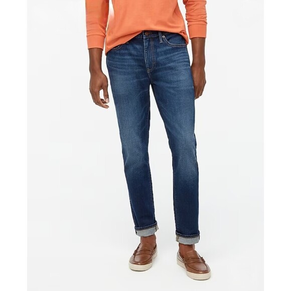 New! J. Crew Slim Fit Signature Flex Medium Wash Jeans, 32x34 - Picture 1 of 14